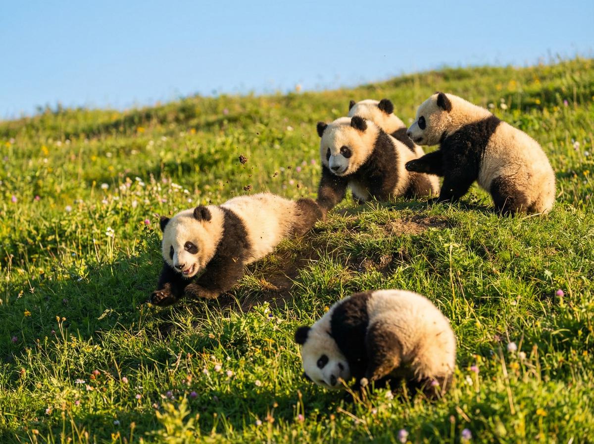 茄子视频熊猫宝宝嬉戏视频